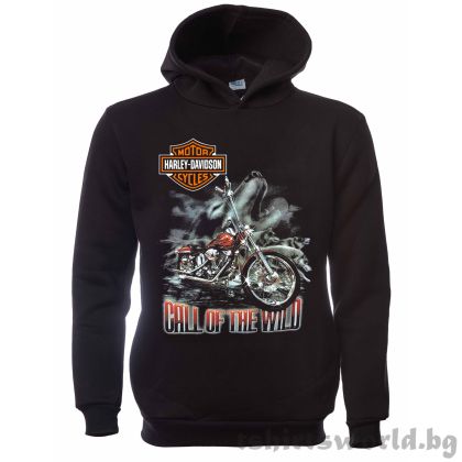 Детски суитшърт Харли Дейвидсън (Harley Davidson) - Call of The Wild, Вълк