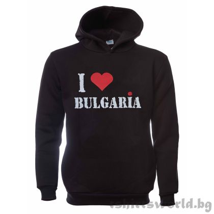 Детски суитшърт I Love Bulgaria, България