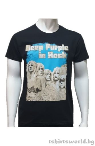 Мъжка тениска на музикалната група Deep Purple - Deep Purple In Rock