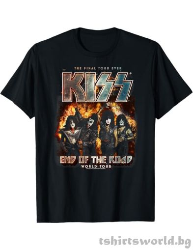 Мъжка тениска на музикалната група KISS