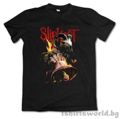 Мъжка тениска на музикалната група SLIPKNOT 