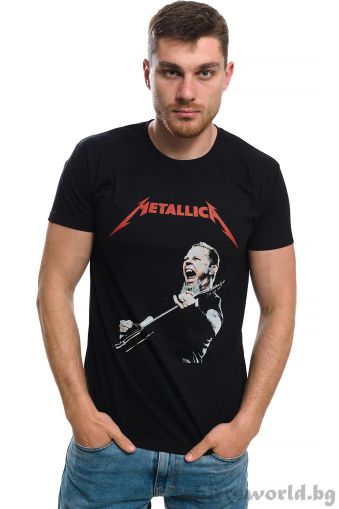 Мъжка тениска на музикалната група METALLICA, Вокалист