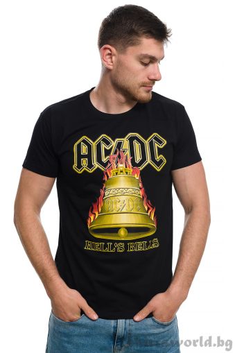 Мъжка тениска на музикалната група AC/DC - Hells Bells