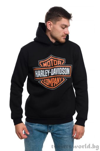 Мъжки суитшърт с логото на Харли Дейвидсън (Harley Davidson)