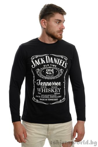 Мъжка блуза с дълъг ръкав Джак Даниелс ( Jack Daniel's), Уиски