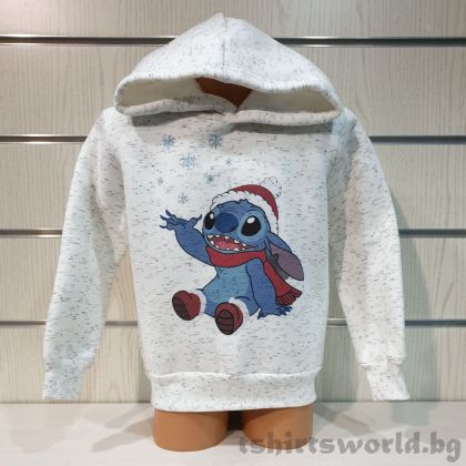 Детски коледен суитшърт Стич (Stitch)