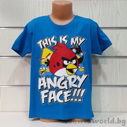 Детска тениска ANGRY BIRDS - Angry Face