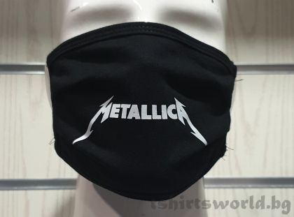 Маска за многократна употреба METALLICA, трипластова