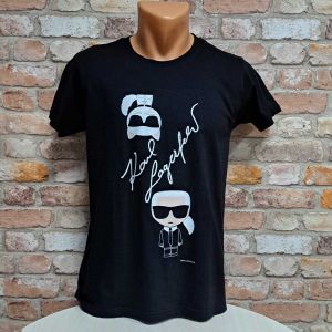 Мъжка тениска с дигитален печат Karl Lagerfeld