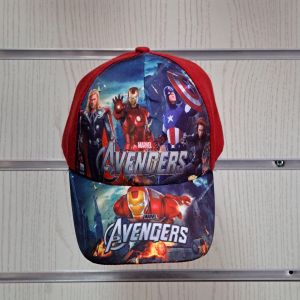 Детска шапка с козирка с героите от Отмъстителите (The Avengers), от 3 до 12 години