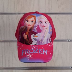 Детска шапка с козирка с Елза и Анна - FROZEN (Замръзналото кралство), от 3 до 12 години