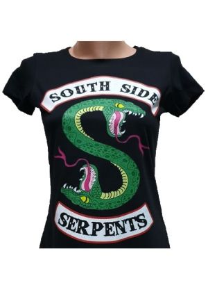 Дамска тениска на сериалът Ривърдейл (Riverdale) - Southside serpents