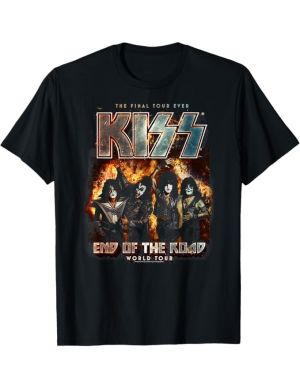 Мъжка тениска на музикалната група KISS