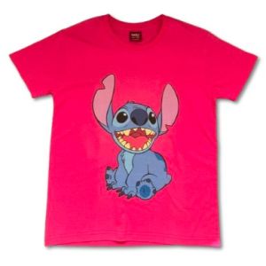 Детска тениска Стич (Stitch) в цвят циклама