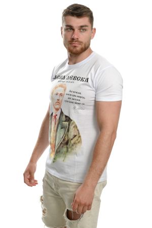 Мъжка тениска на Апостола на свободата - Васил Левски, България