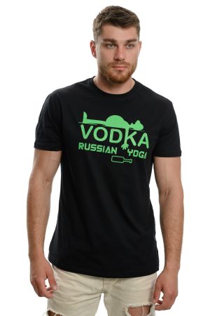 Мъжка тениска VODKA Russian yoga