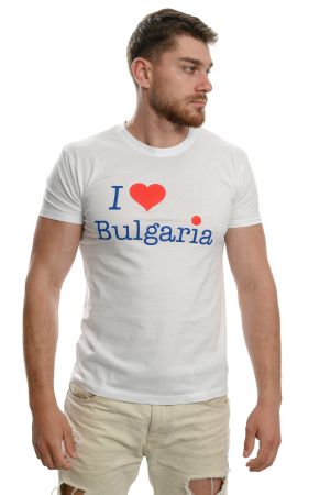 Мъжка тениска I Love Bulgaria, България