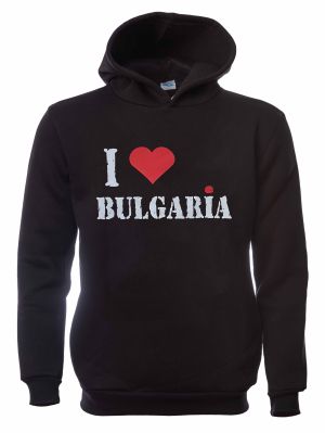 Мъжки суитшърт I Love Bulgaria, България