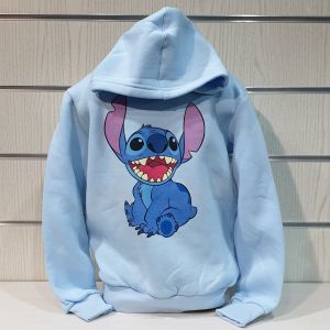 Детски суитшърт Стич (Stitch) в светлосин цвят