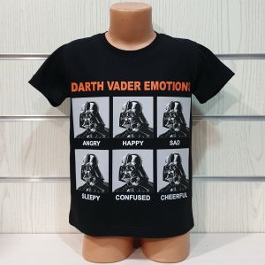 Детска тениска с Дарт Вейдър - Dart Vader Emotions, STAR WARS (Междузвездни войни)