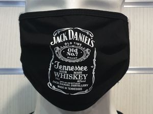 Маска за многократна употреба JACK DANIEL'S, трипластова